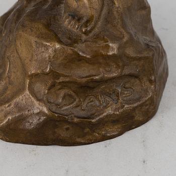 UNKNOWN ARTIST 20TH CENTURY, sculpture. Signed. Foundry mark. Bronze, height 33.5 cm.