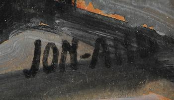 JOHN JON-AND, olja på pannå, stämpelsignerad.