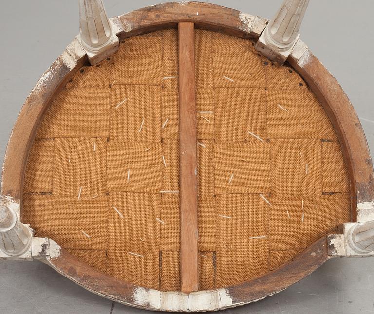 KARMSTOL, Louis XVI-stil, 1800-tal.