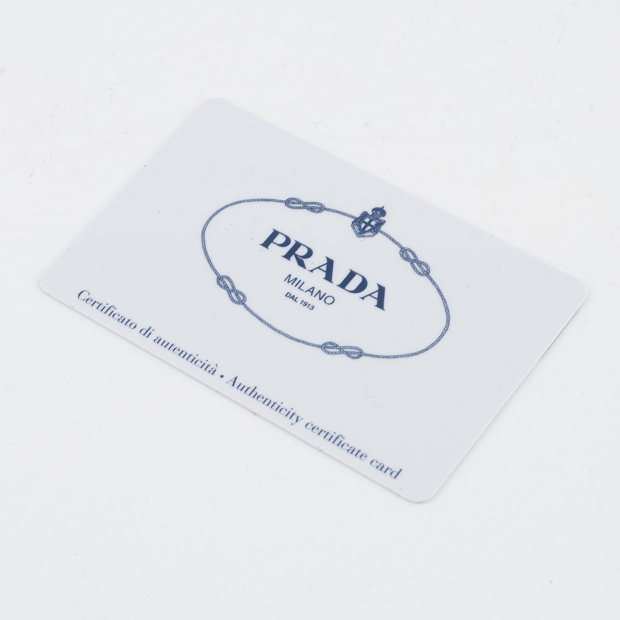 Prada, plånbok, 2015.