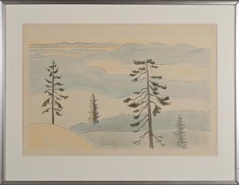 EINAR JOLIN, färglitografi, signerad och numrerad 29/260.