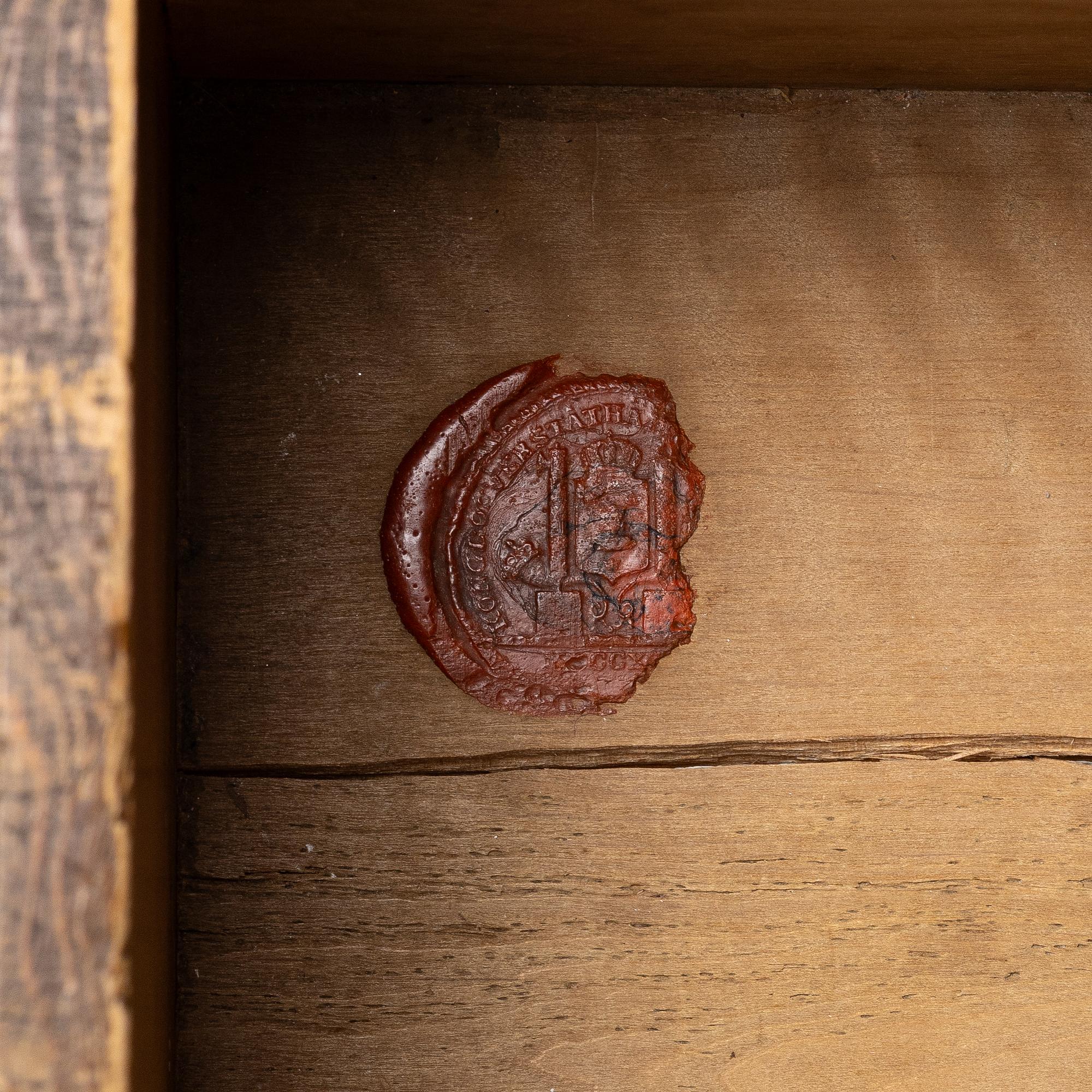 A rococo parquetry cabinet, Stockholm, later part 18th century.