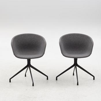 Hee Welling, stolar, ett par, "About A Chair 20", Hay, Danmark, 2000-tal.