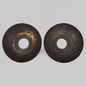 Paavo Tynell, seinä- / ulkovalaisinpari, malli 7308, Taito / Idman, 1930-luku.