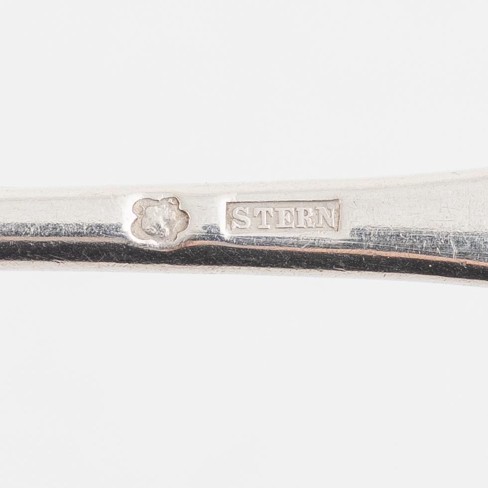 Bestickuppsättning, 73 delar, silver, Pest, Österrike-Ungern 1872-1922.
