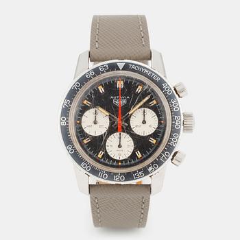 1036. Heuer, Autavia, "Compressor Case", "Mark II", chronograph, ca 1970.