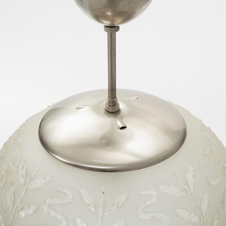 A Swedish Modern ceiling light, mid 20th Century.