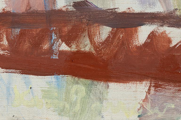 Karin Parrow, oil on canvas, signed.