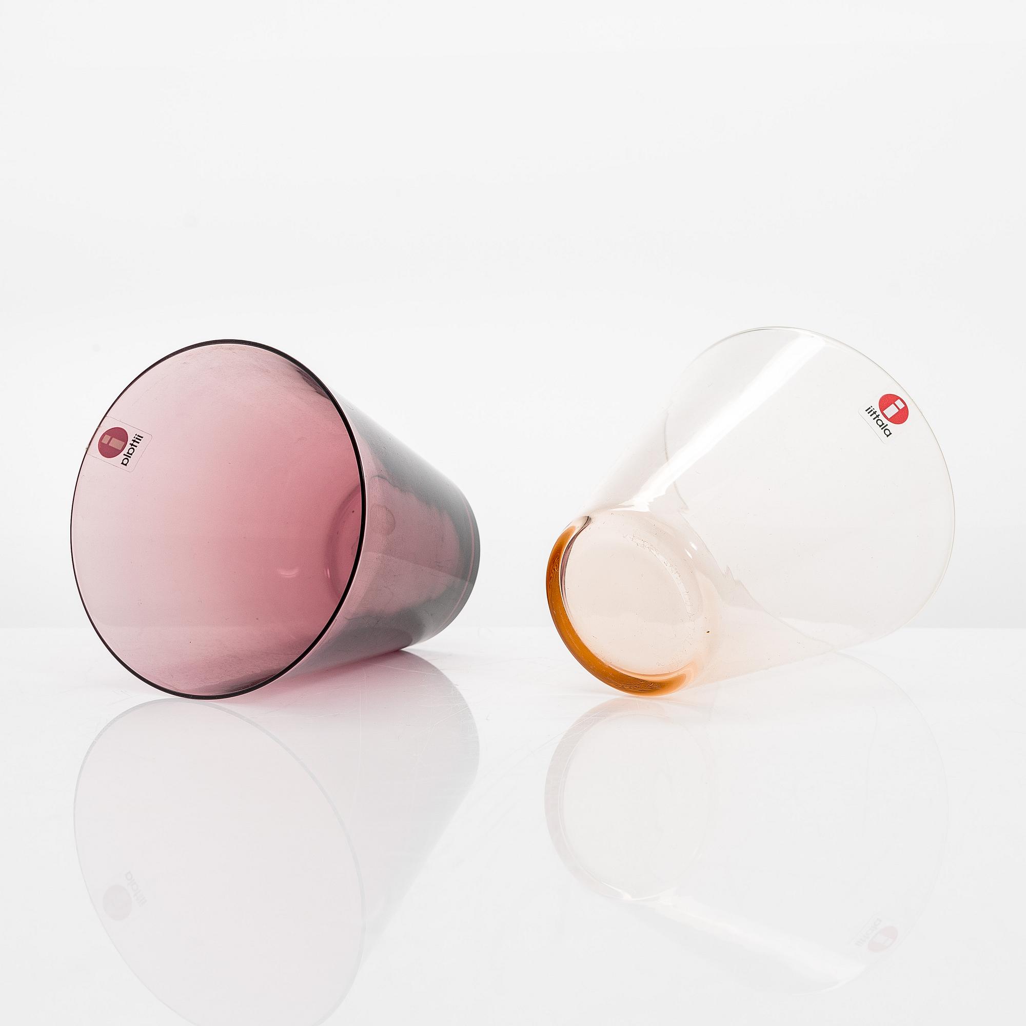 Kaj Franck, A 6-pce set of 100-anniversary 'Kimara' tumblers, Iittala 2011.