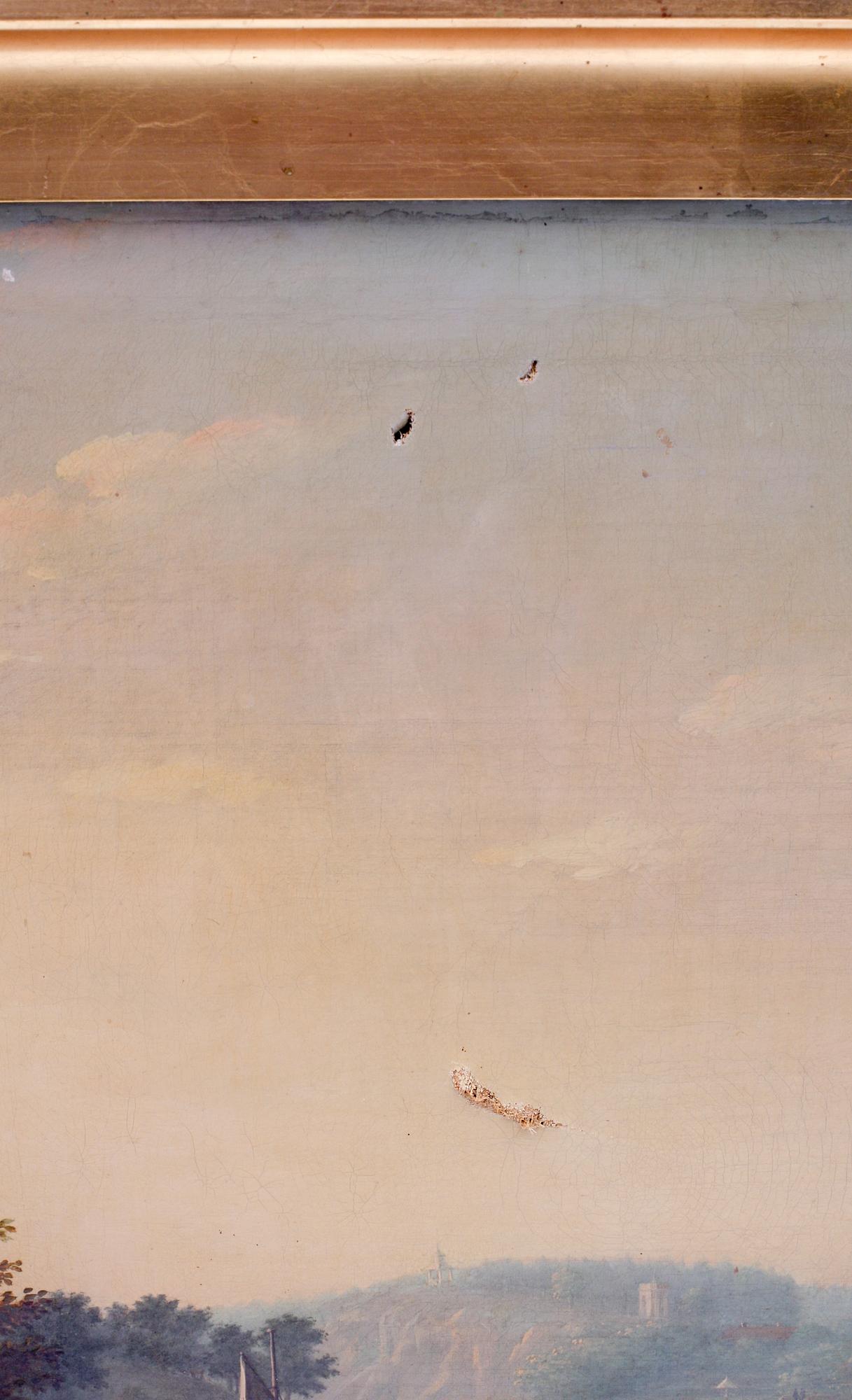 ERIK WAHLBERGSON, olja på duk. Sign o dat 1841.