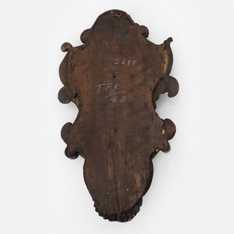 Spegel, barockstil, Sydeuropa, omkring år 1900.