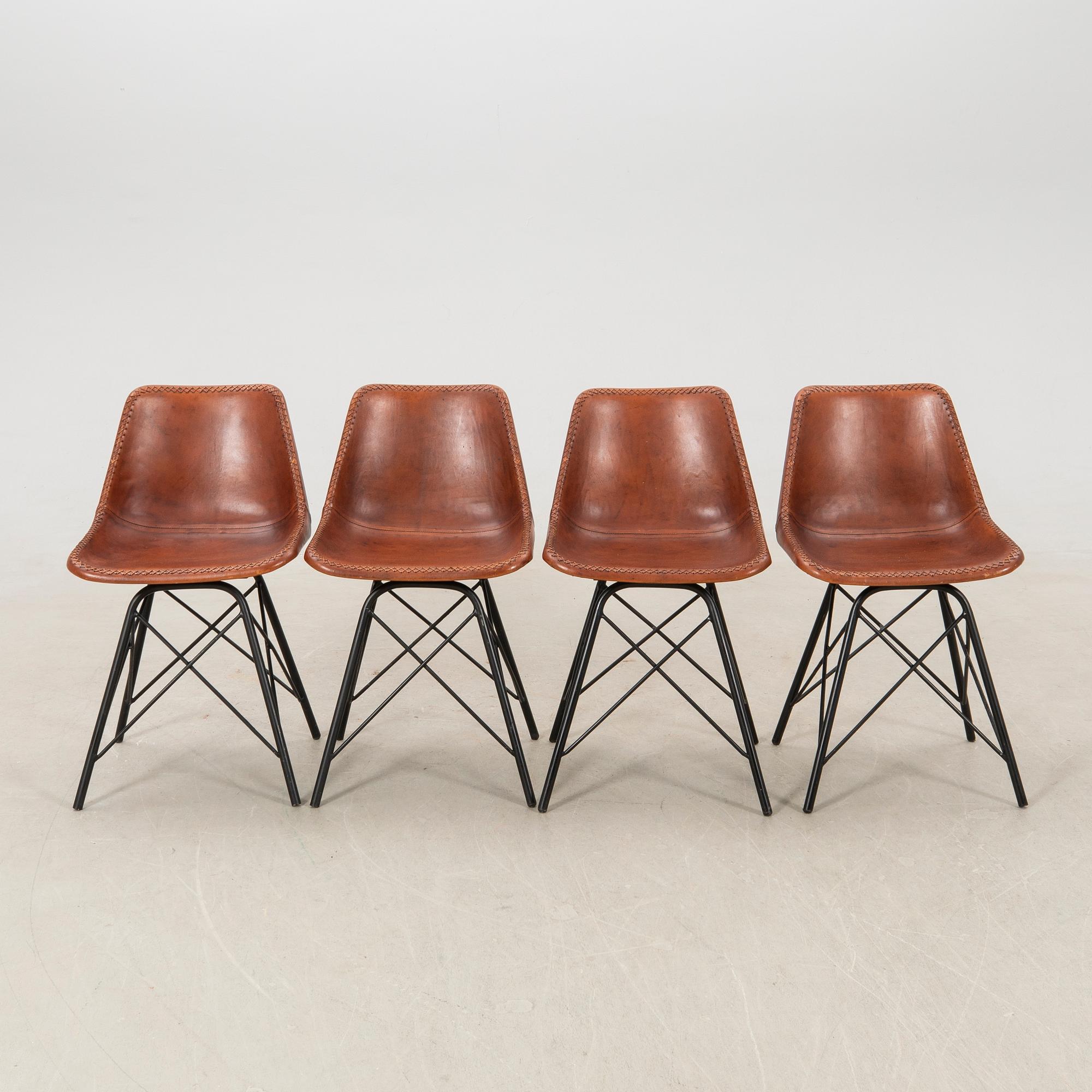 Chairs 4 pcs late 20th century.