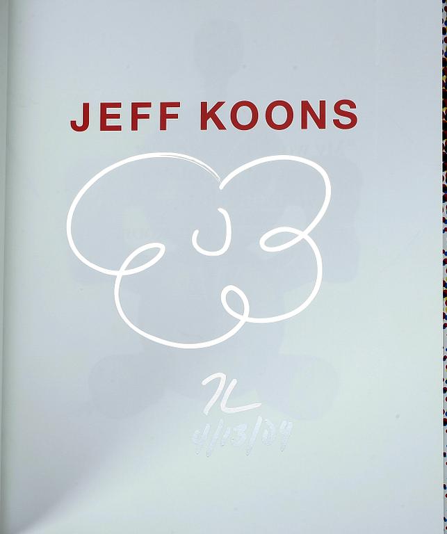 JEFF KOONS, bok med teckning, "La superstar du Post-Pop", signerad och daterad 4/13/04.