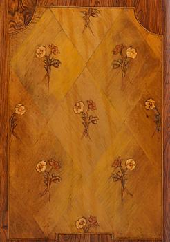 A Gustavian marquetry commode by J. Hultsten (master in Stockholm 1773-94).