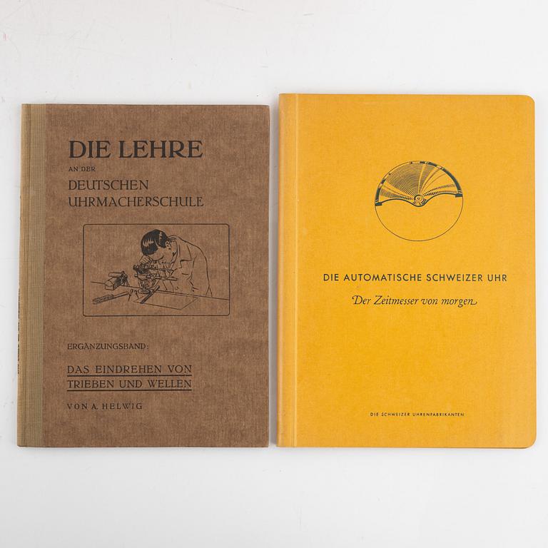 Books about clocks and watchmaking – 31 vols.