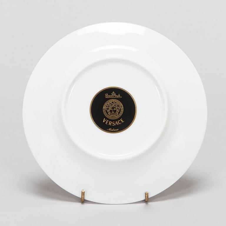 Versace, ruoka-astiasto, 27 osaa, posliini, "Medusa", Rosenthal, Studie-linie, Saksa.