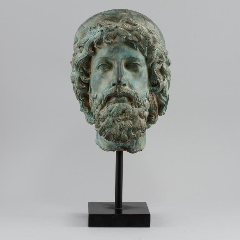 SKULPTUR, patinerad metall, 1900-tal.