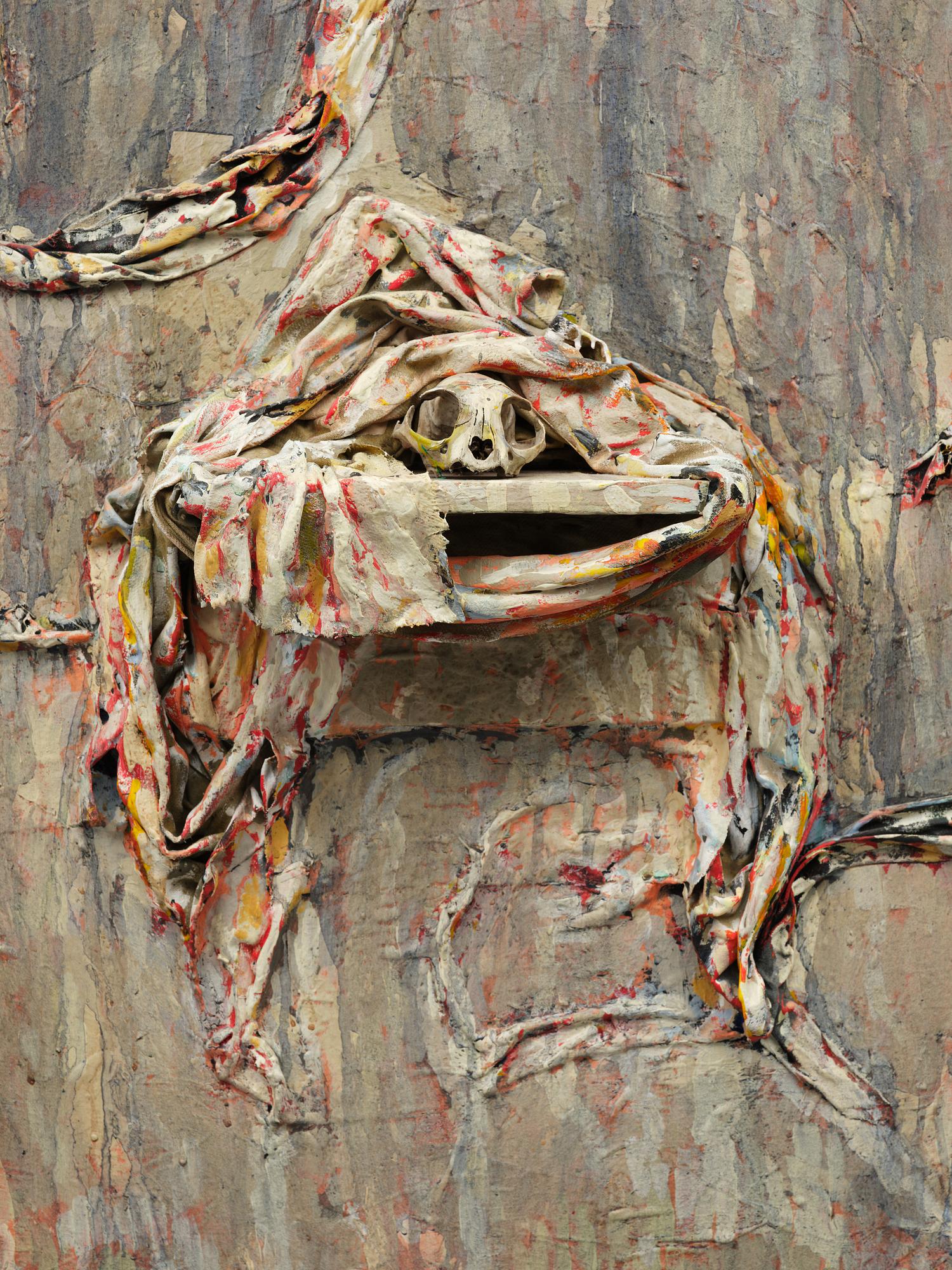 Jan Håfström, “TAL-objekt (kraniet på hyllan)”.