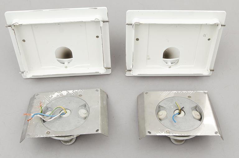 VÄGGLAMPOR, 2 st, Alfred Homann, Louis Poulsen, 1900-talets senare del.