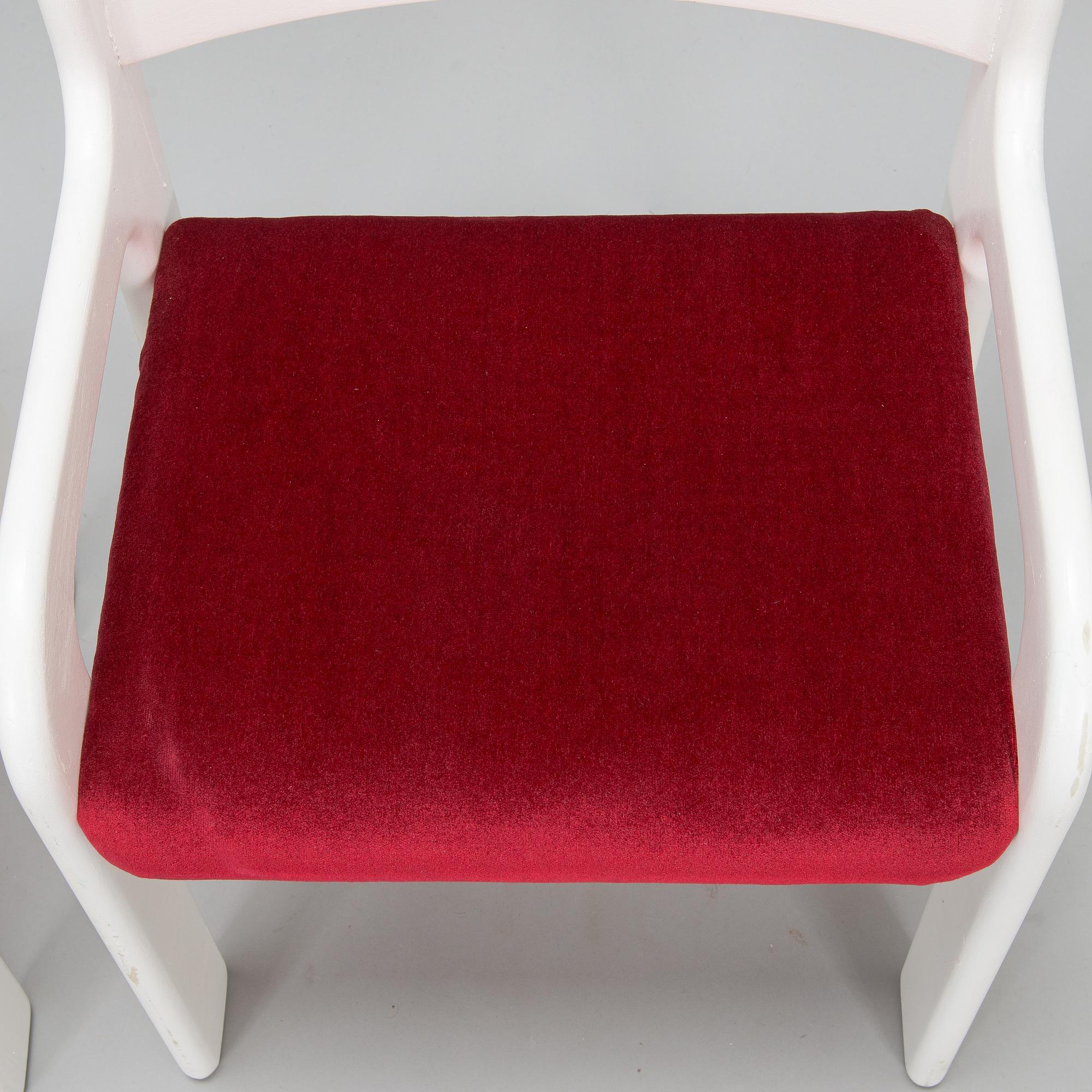 Eero Aarnio, stolar, 4 st, "Flamingo", Asko, 1970-tal.