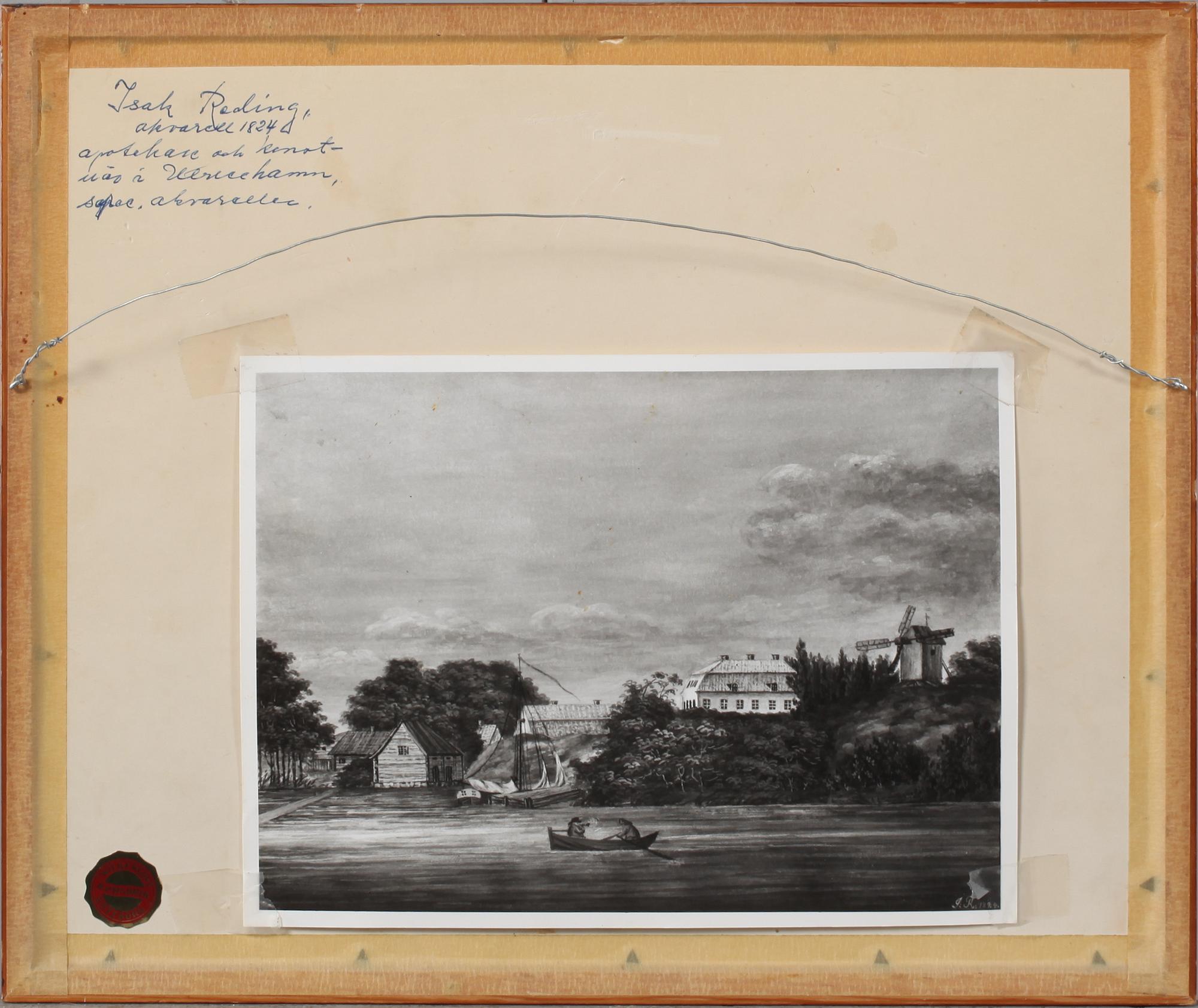 OKÄND KONSTNÄR, blandteknik, monogramsignerad och daterad 1894?.