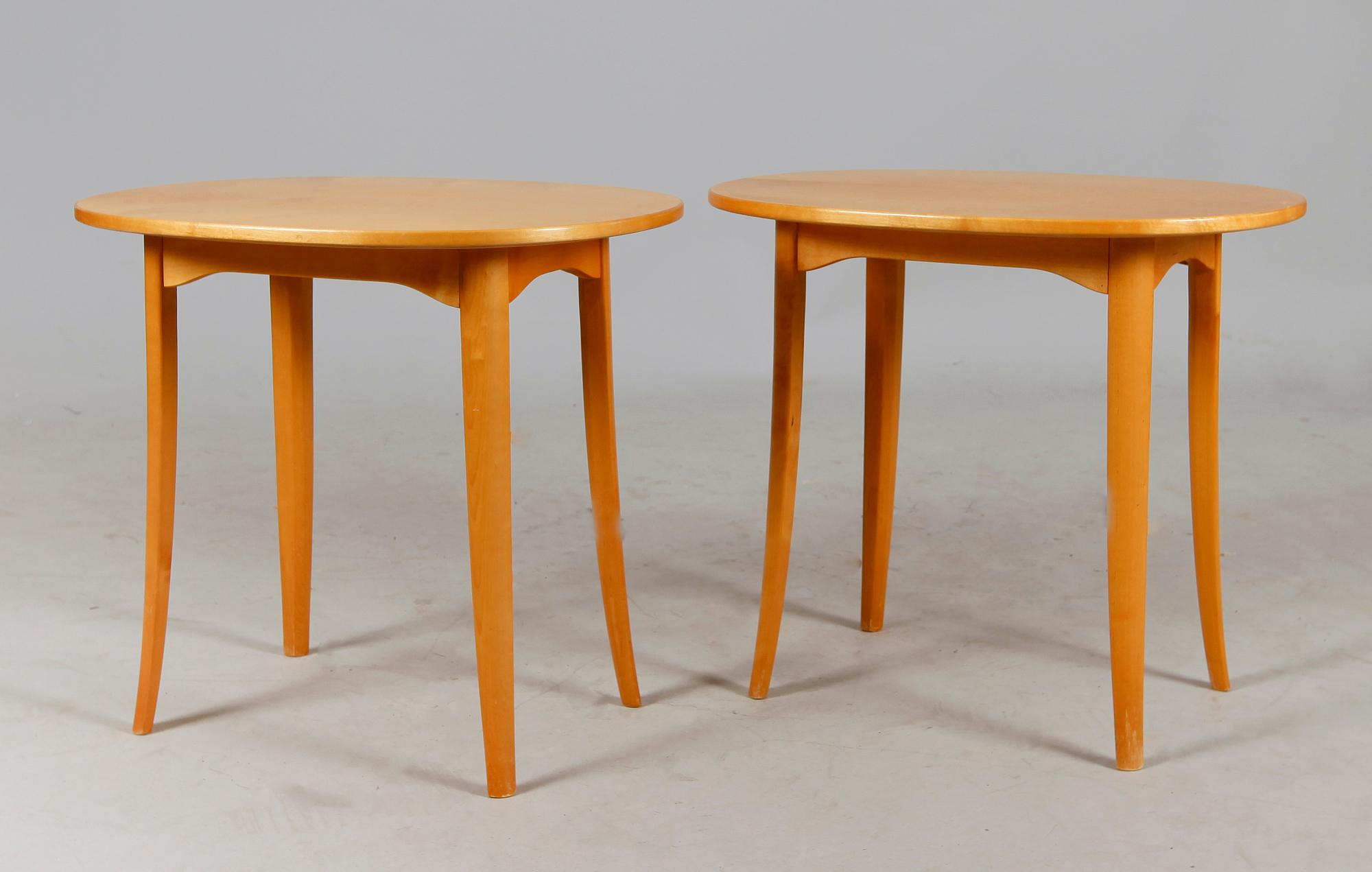 BORD, 1 par, "Ovalen", Carl Malmsten, 1900-talets mitt.