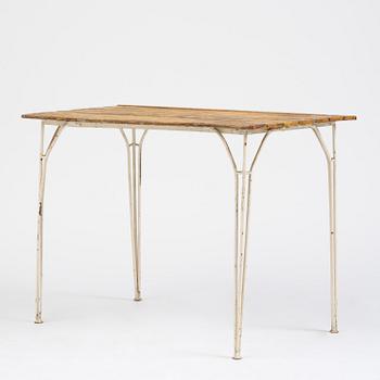 Hans Bergström, a five-piece garden furniture set, ateljé Lyktan, Åhus, 1940s-50s.