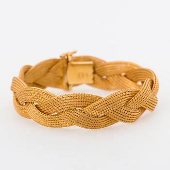 ARMBAND, 18K guld. Italien.