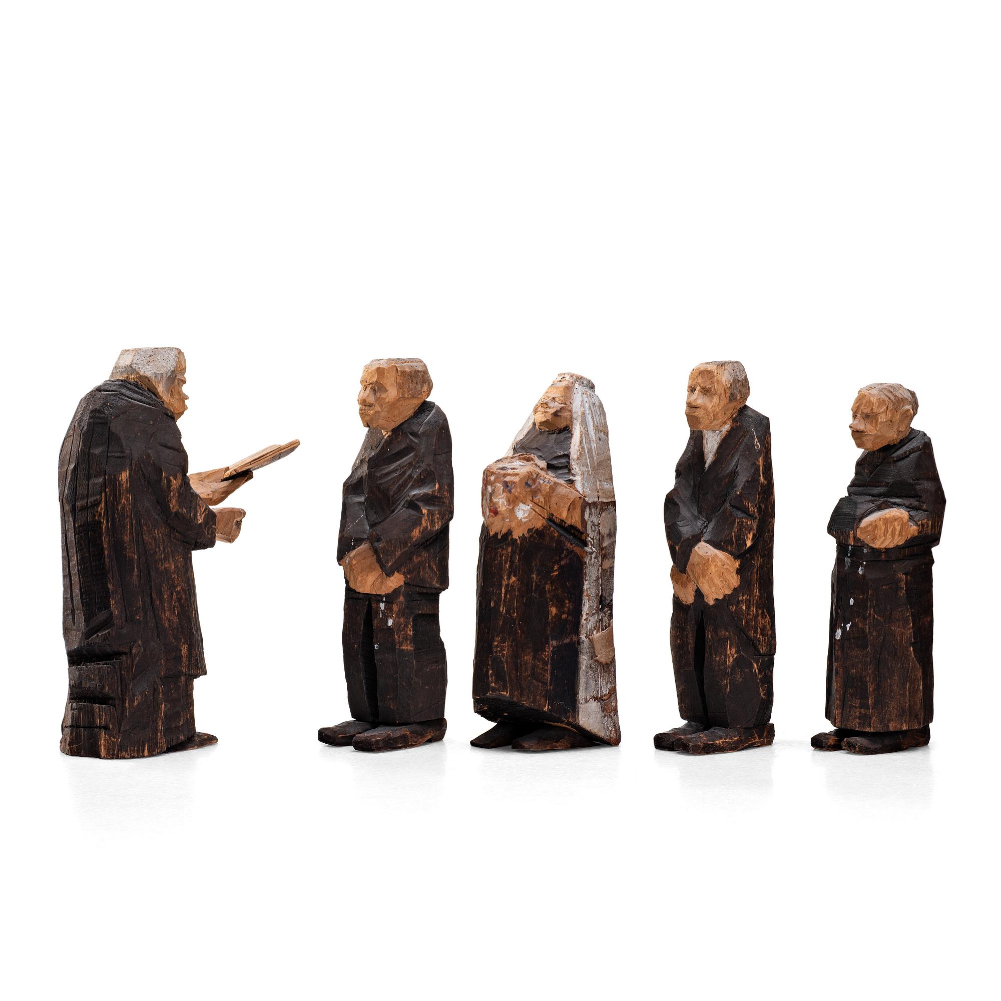 Axel Petersson Döderhultarn, "The Wedding" (5).