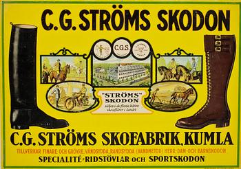 EMALJSKYLLT, C G Ströms skodon, 1900-talets första hälft.