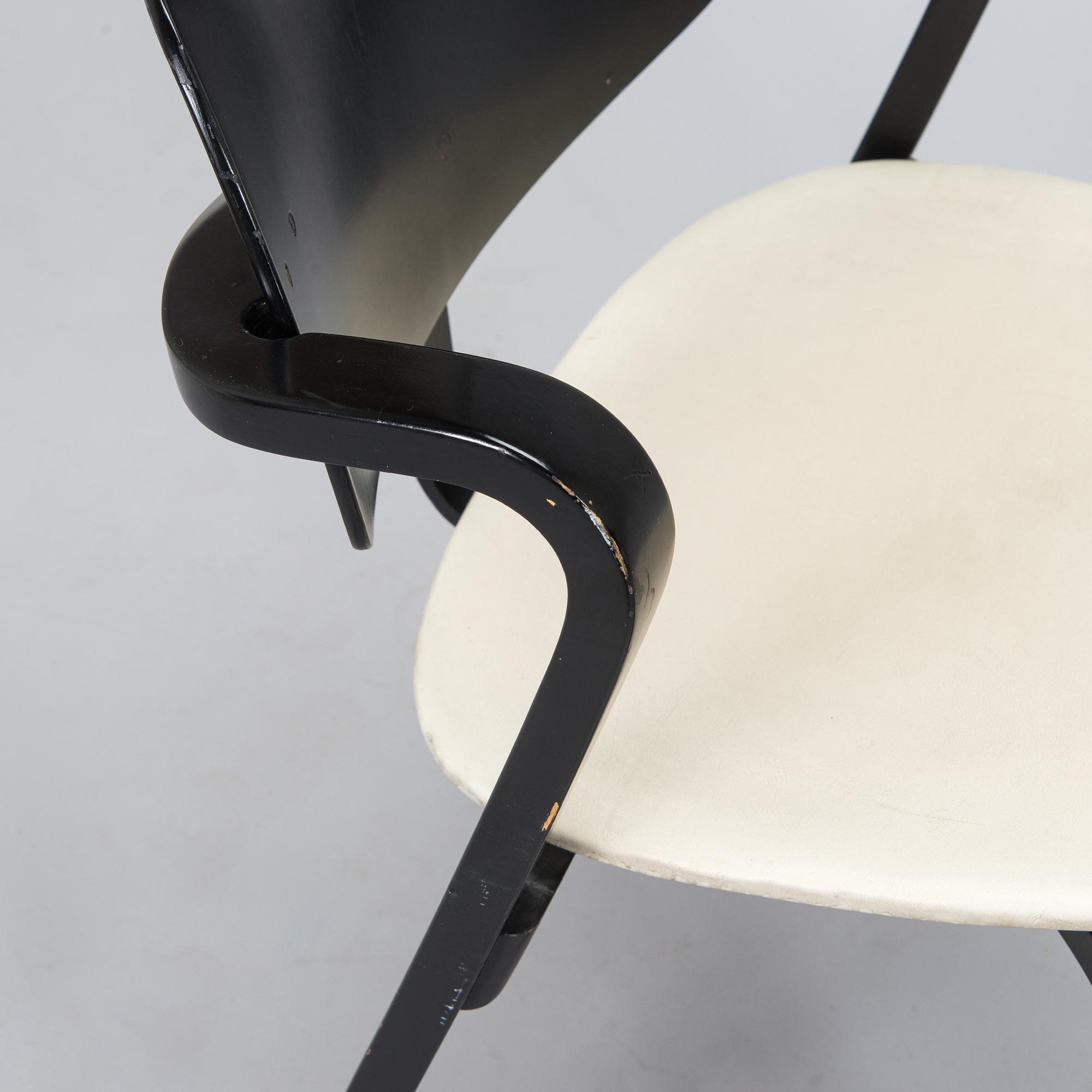 Ilmari Tapiovaara, nojatuoleja, 8 kpl, "Aslak", Asko 1960-luku.