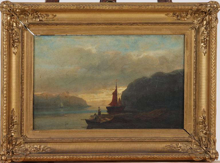 JOHAN NIELSSEN, tillskriven, olja på duk, sign.