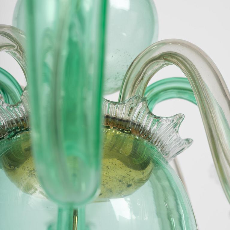 Gio Ponti, ljuskrona, Venini, Murano, Italien, 1945-50.