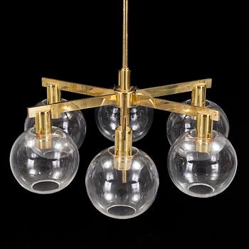 HANS-AGNE JAKOBSSON, ceiling lamp, model T 348/6. Signed with label.