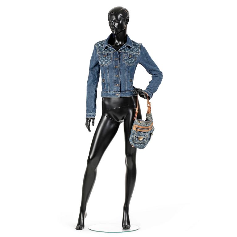 LOUIS VUITTON, a monogram jeans jacket.
