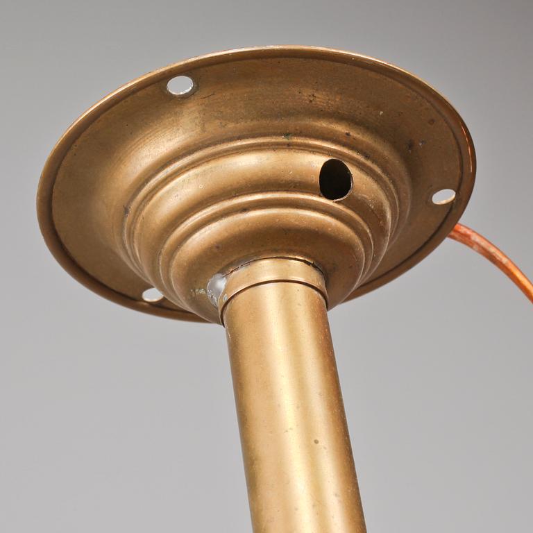 FARTYGSLAMPOR, ett par, jugend, 1900-talets första del, höjd 78 cm.