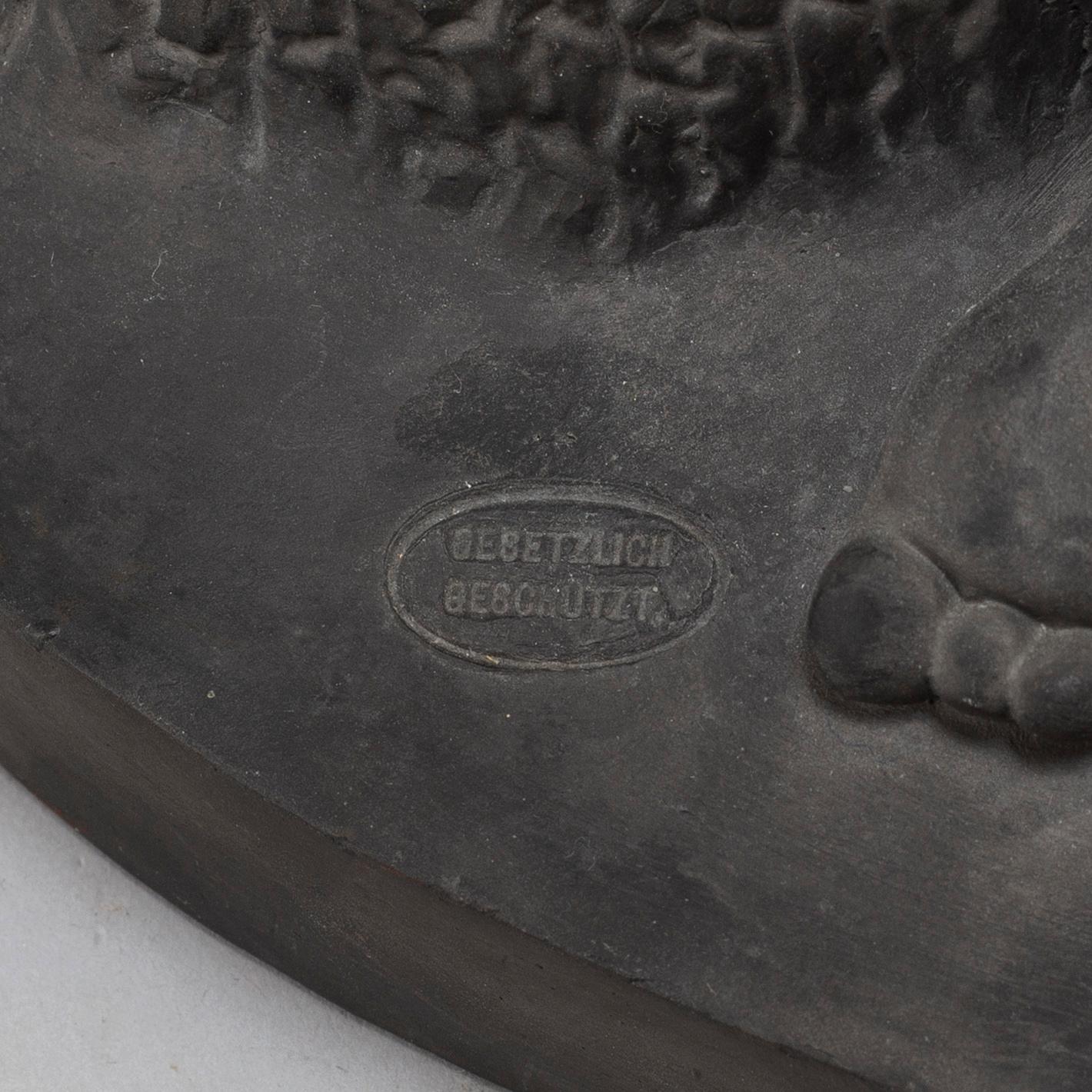 STEPHAN SINDING, after, a 'To Mennesker' sculpture, signed and dated 1889, 20th century.