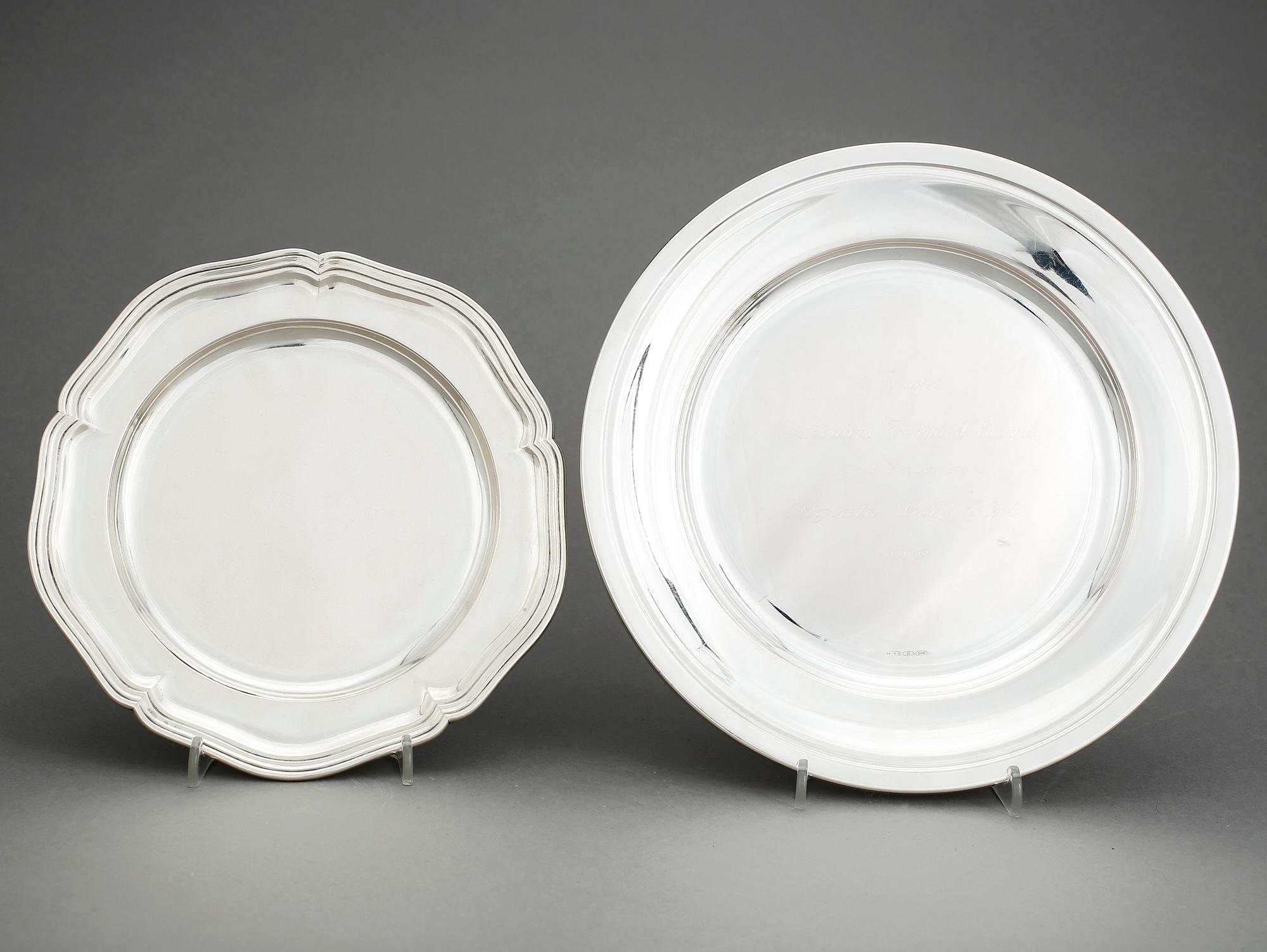 FAT, 2 stycken, silver, 1900-tal. Vikt ca 485 gram.