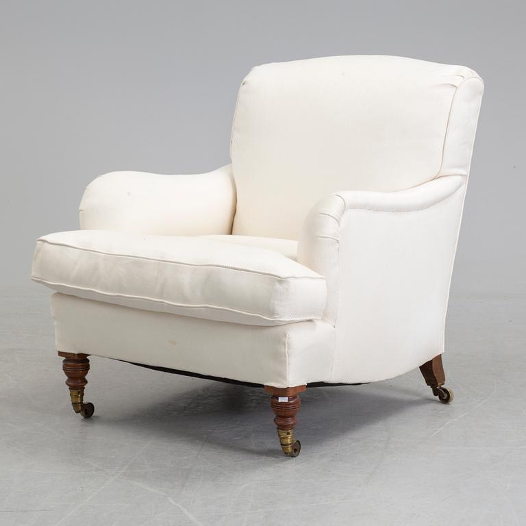 An early 20th century easy chair.