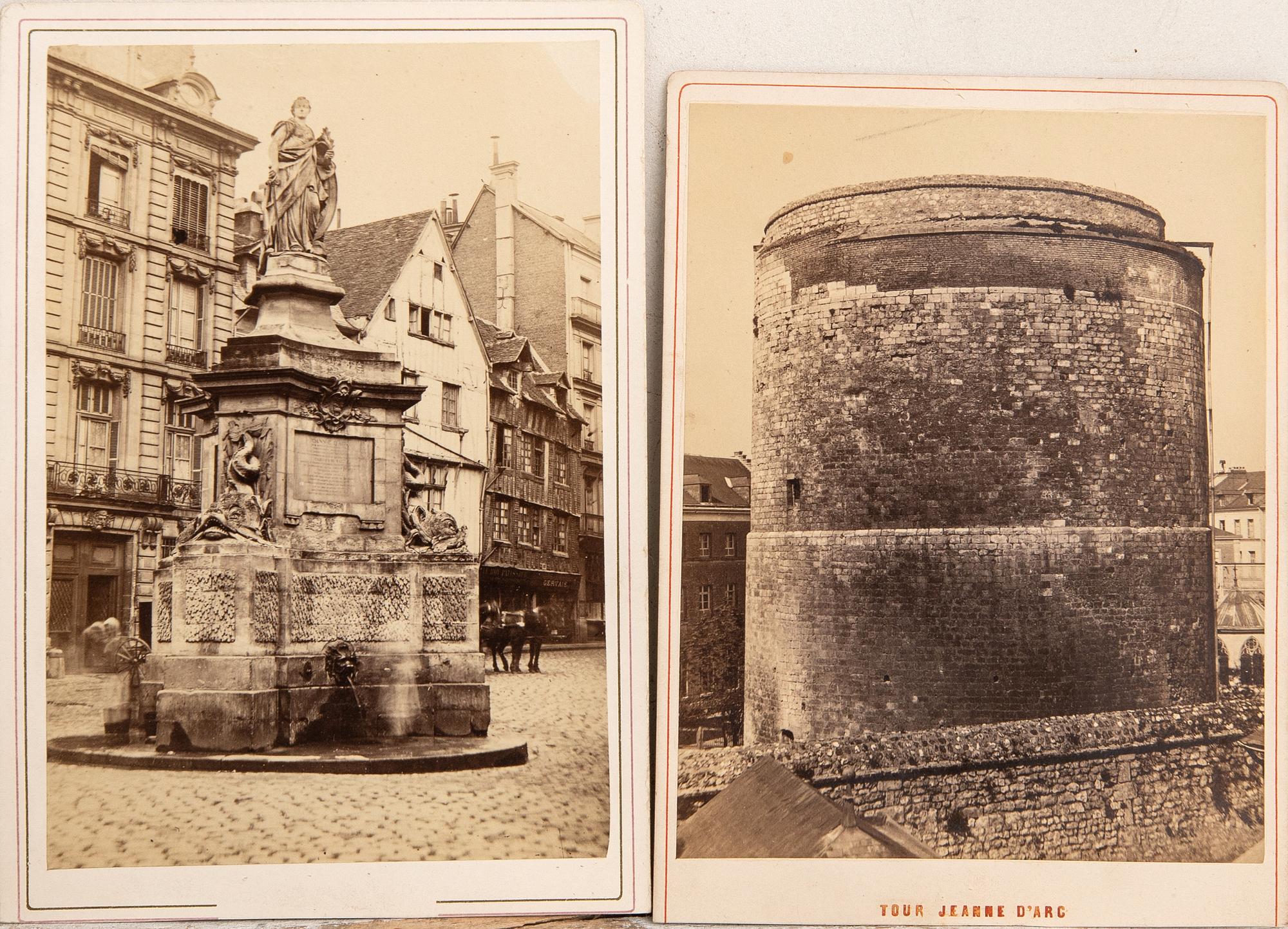Photographs 8 pcs late 19th century France/Italy.