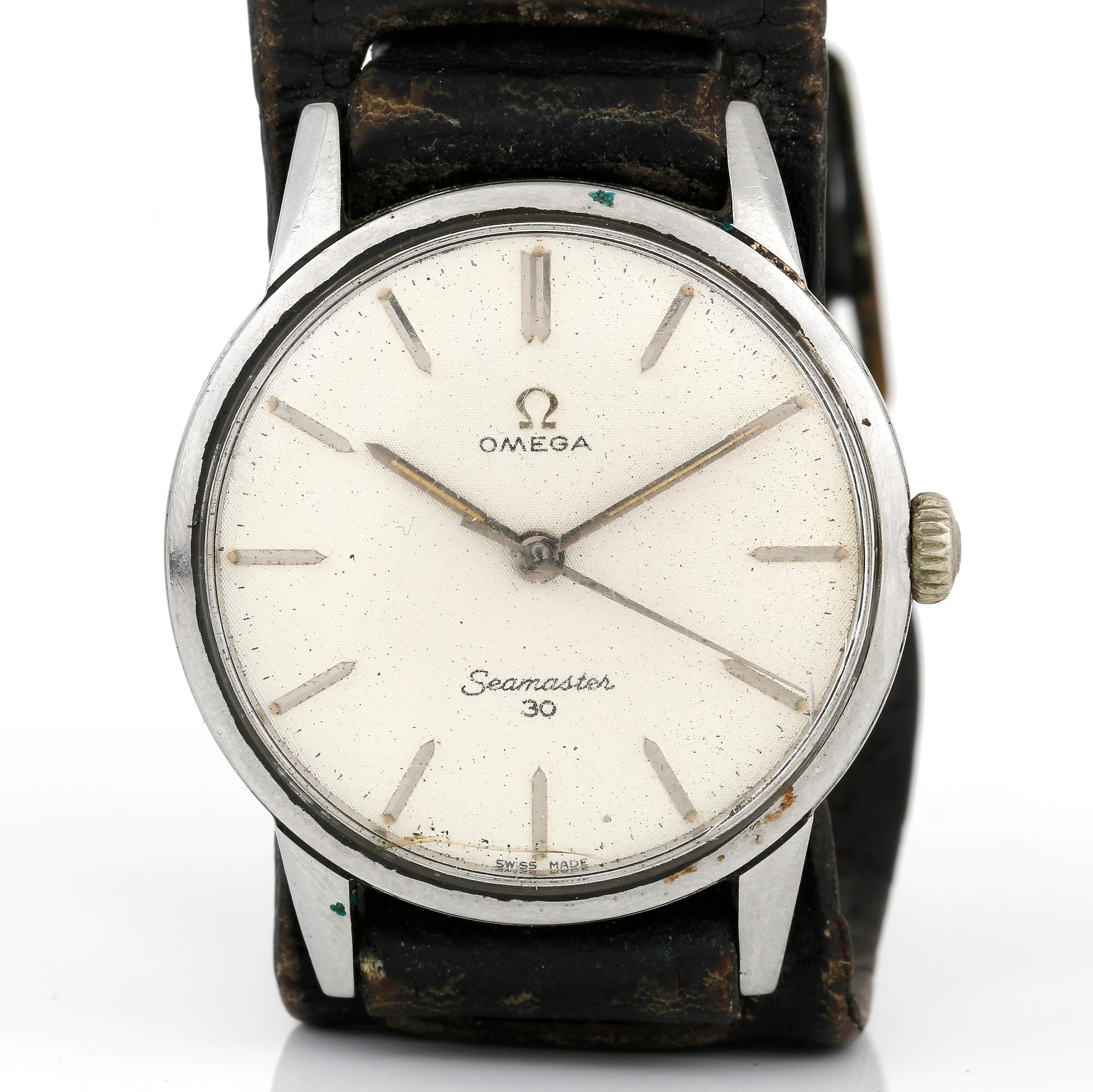 ARMBANDSUR, herr, 'Seamaster 30', Omega, Schweiz, ca 1960.