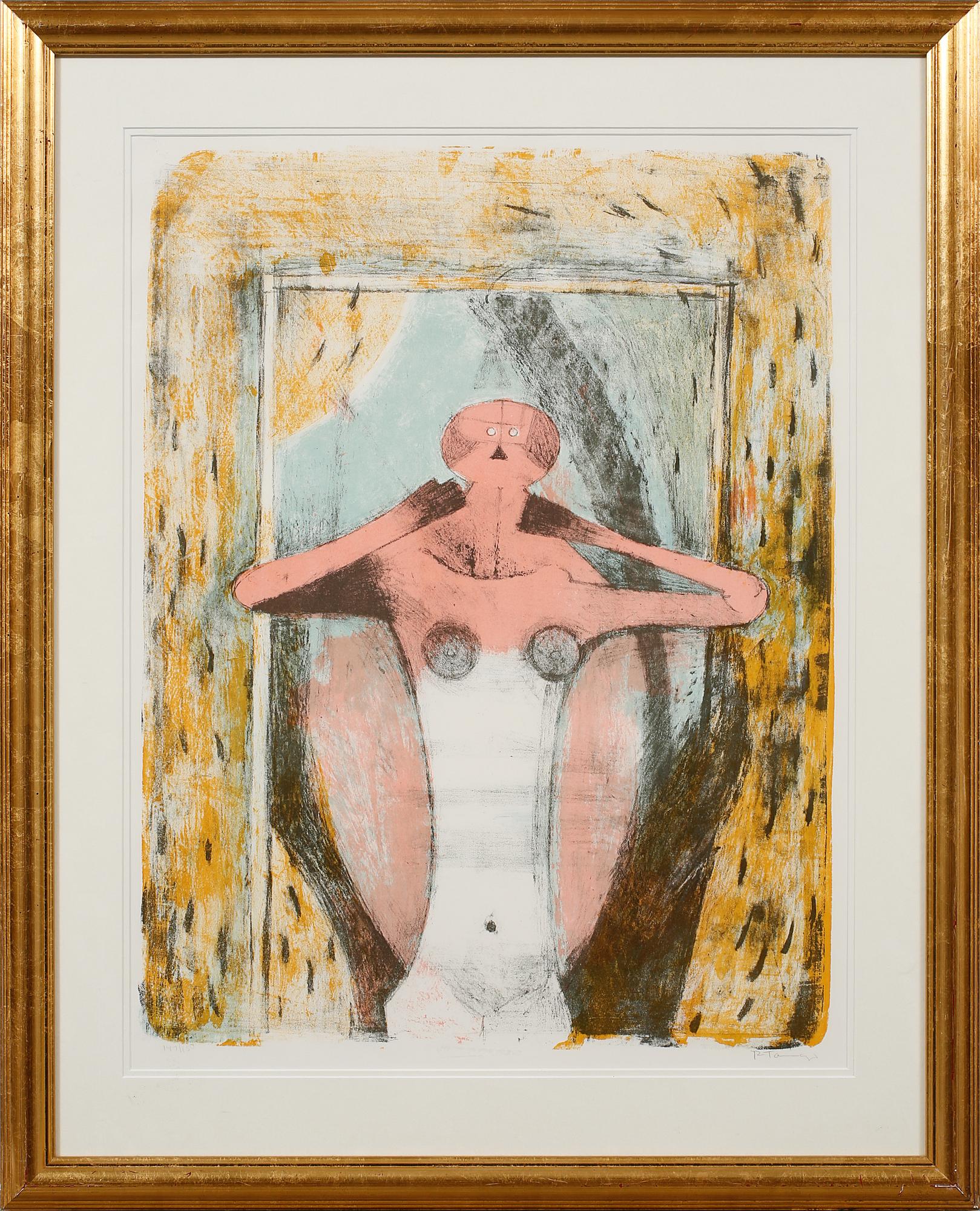 RUFINO TAMAYO, färglitografi, signerad och numrerad 147/150.
