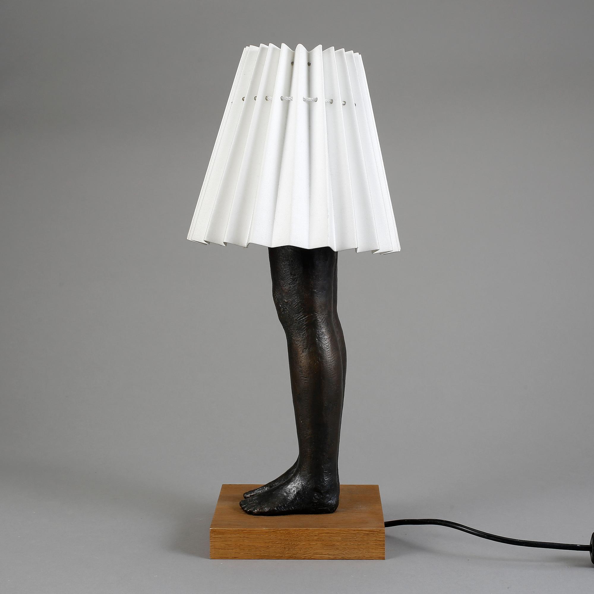 LINNÉA JÖRPELAND, bordslampa, signerad L Jörpeland, Herman Bergman gjuteri.