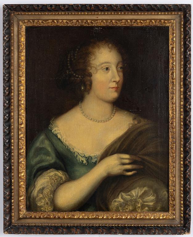 Antonis van Dyck, hans art, Kvinna med pärlhalsband.