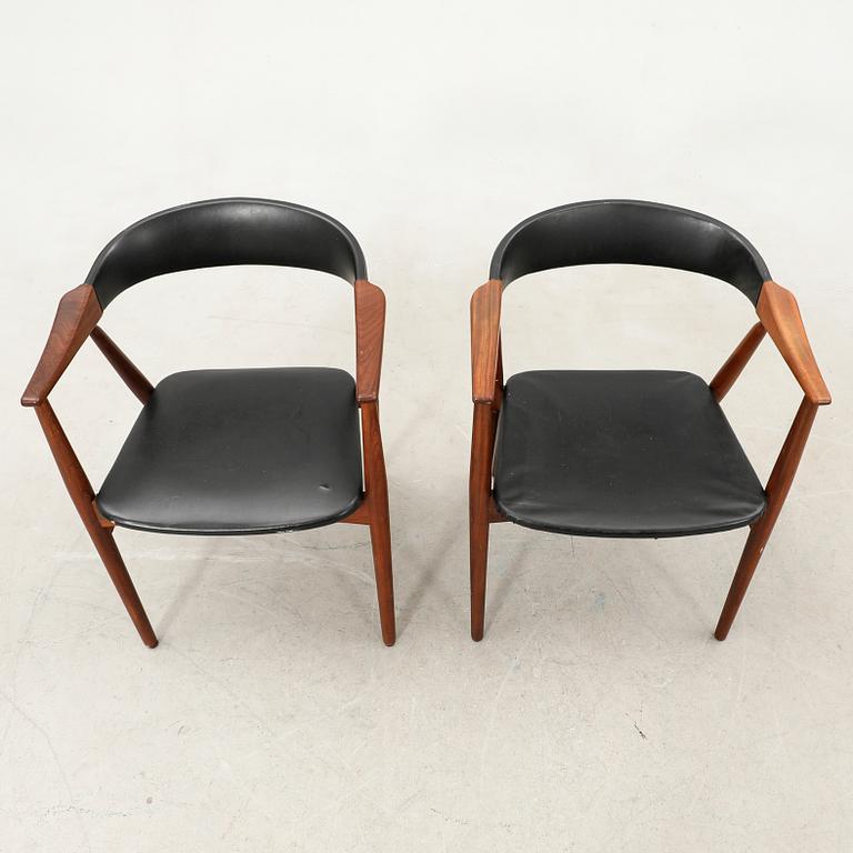 Armchairs, a pair from the 1950s/60s, Denmark.