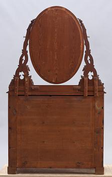 SPEGELBYRÅ, nyrokoko, sent 1800-tal.