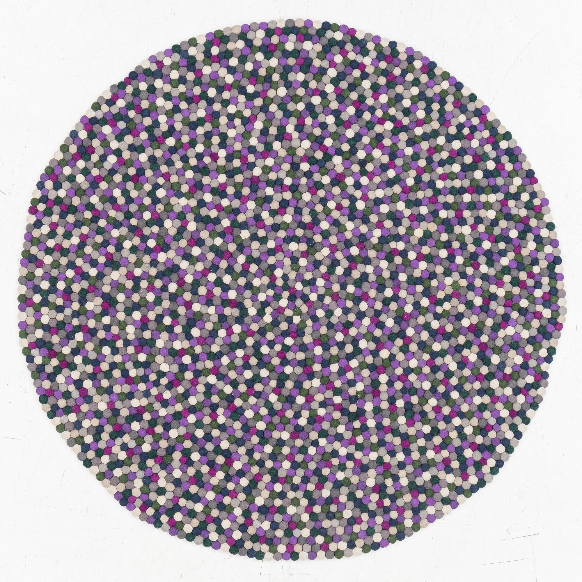 Rug, "Pinocchio", Hay, diameter 143 cm.