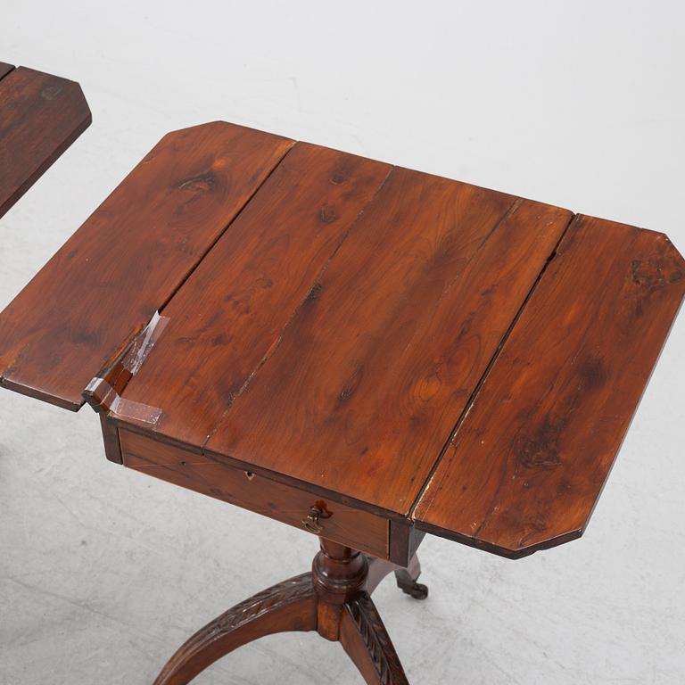 A pair of tables, England, early 19th century.