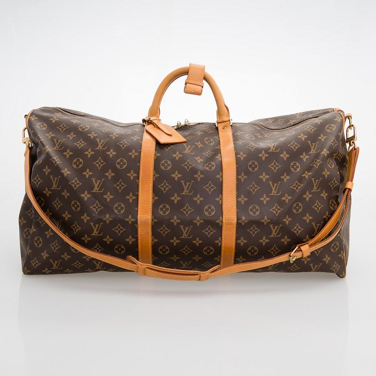 Louis Vuitton, Monogram 'Keepall 60 Bandoulière' Weekendbag.