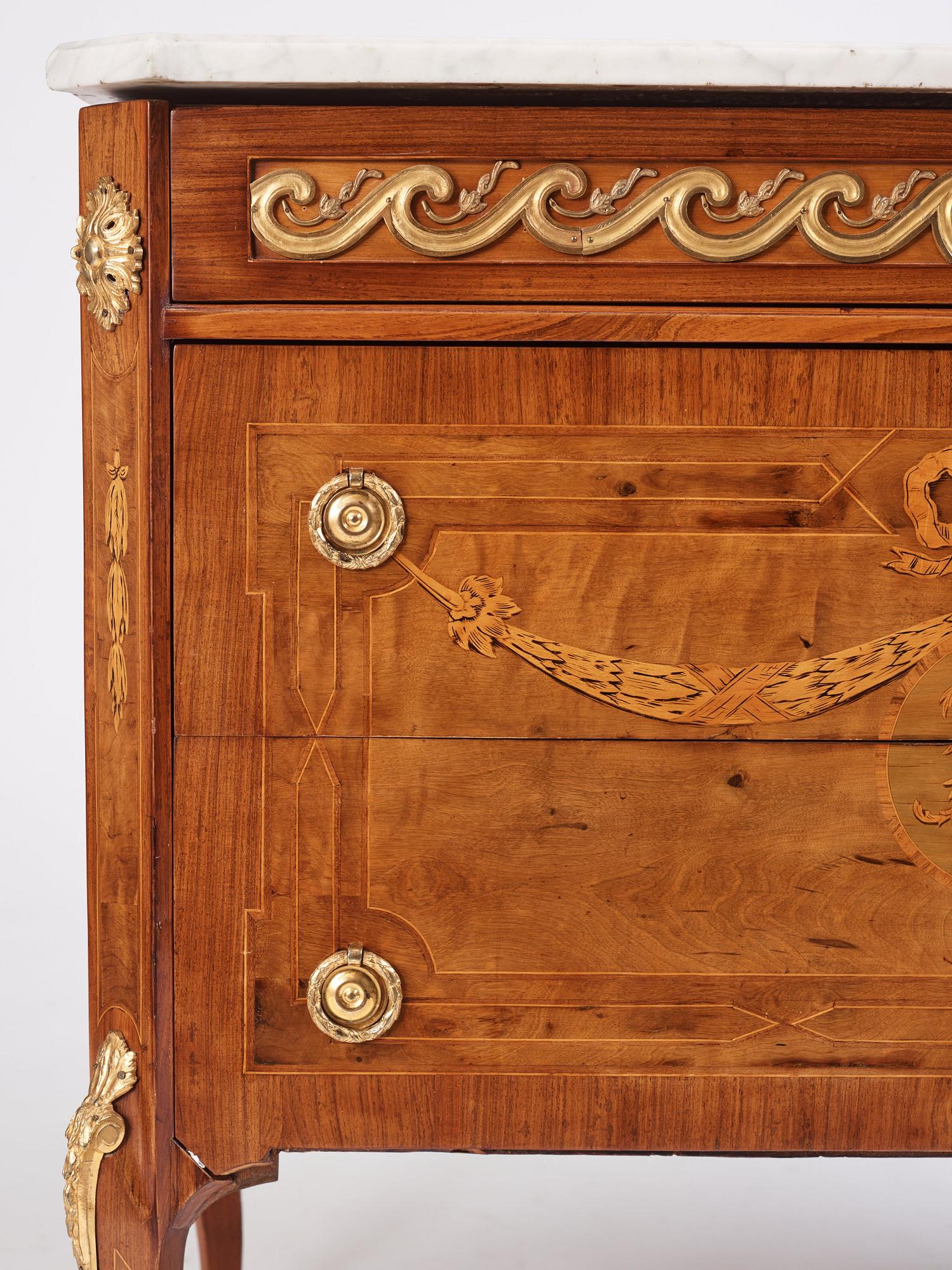 A Gustavian commode by Georg Haupt (master in Sockholm 1770-1784).